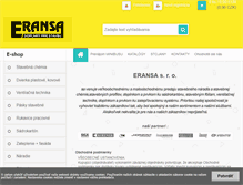 Tablet Screenshot of eransa.sk